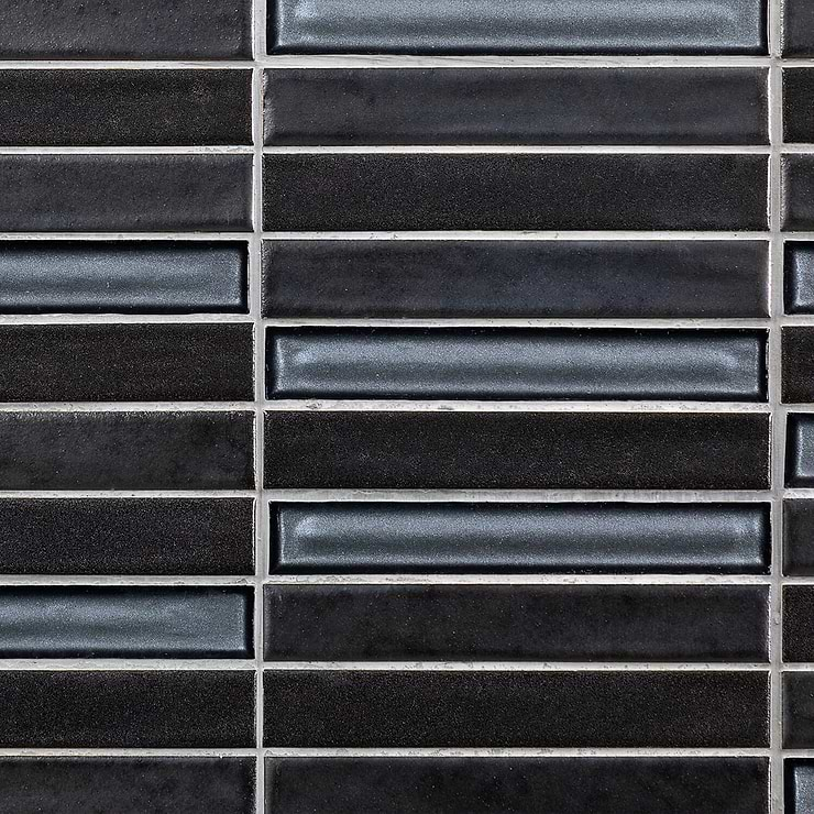 Vibrato Shadow Metallic Ceramic and Glass Mosaic Tile