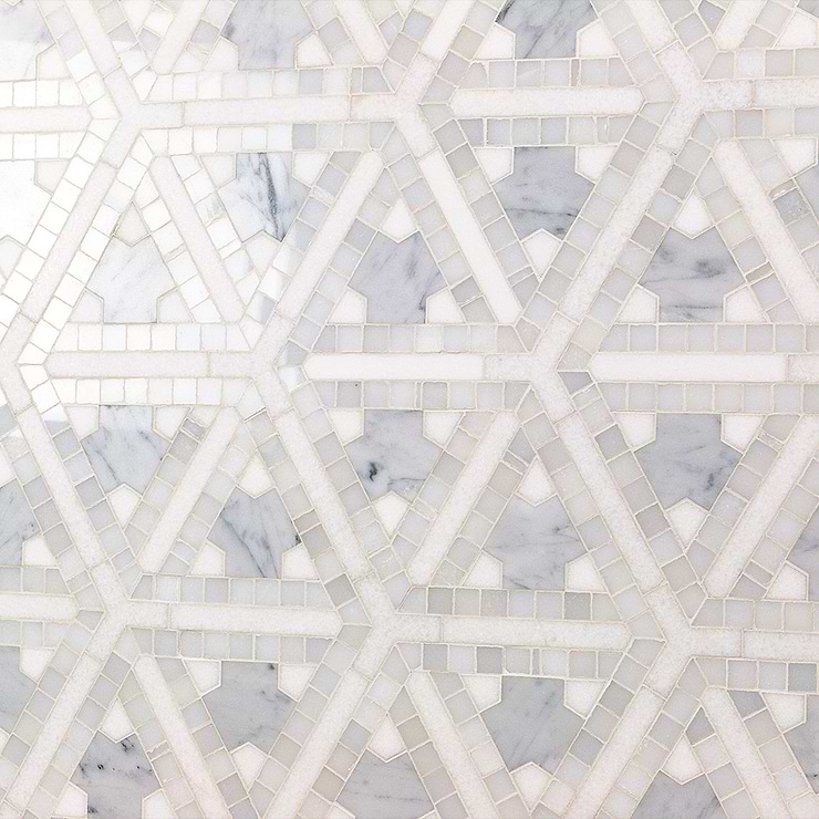 Winter Fresco White Polished Marble Tile