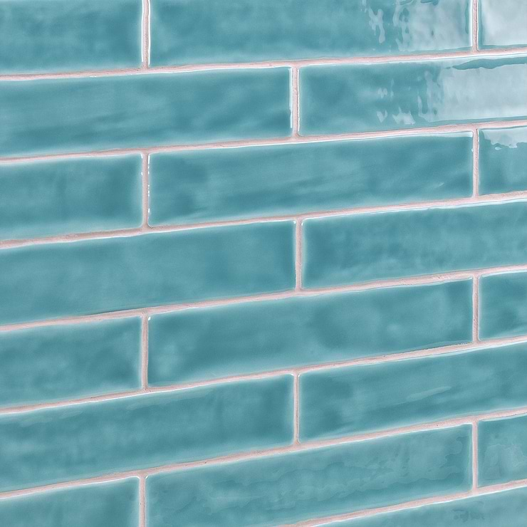 Seaport Aquamarine 2x10 Polished Ceramic Tile