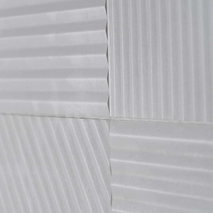 Renzo Grigio Gray 3D Matte Porcelain 12x24 Tile