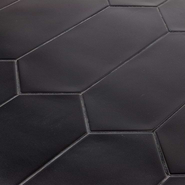 Aliante Black 4x12 Porcelain Tile