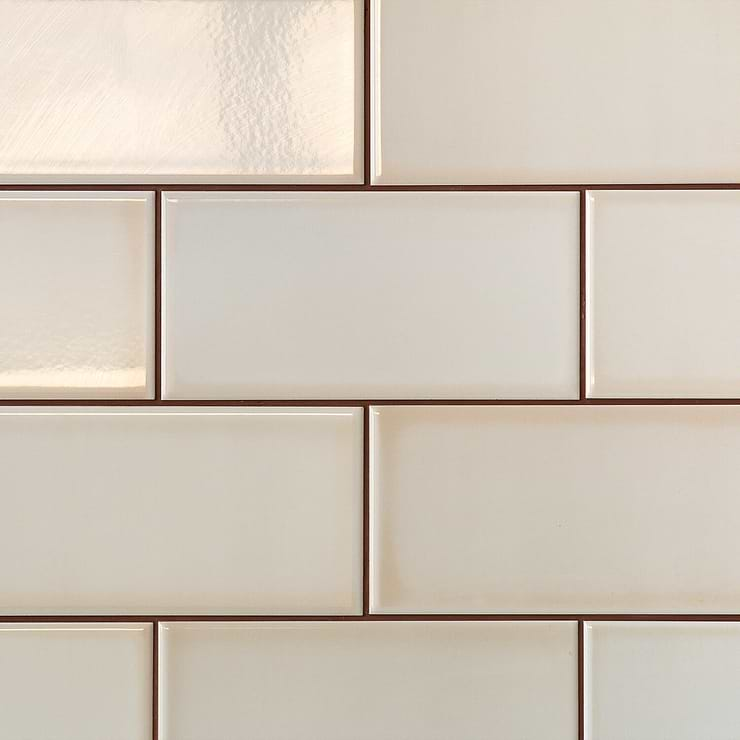 Vector Hueso 4x8 Polished Ceramic Tile