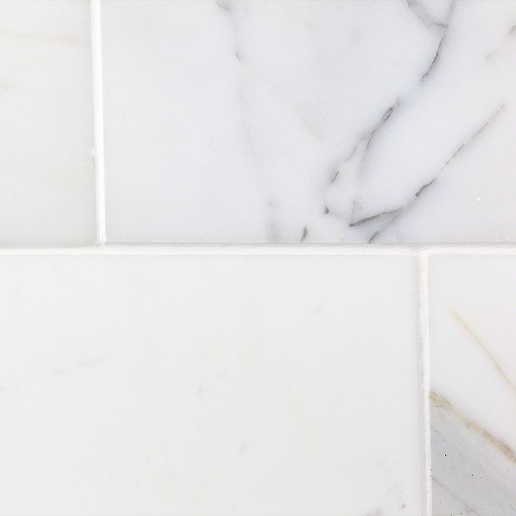 Calacatta 4x8 Polished Marble Tile