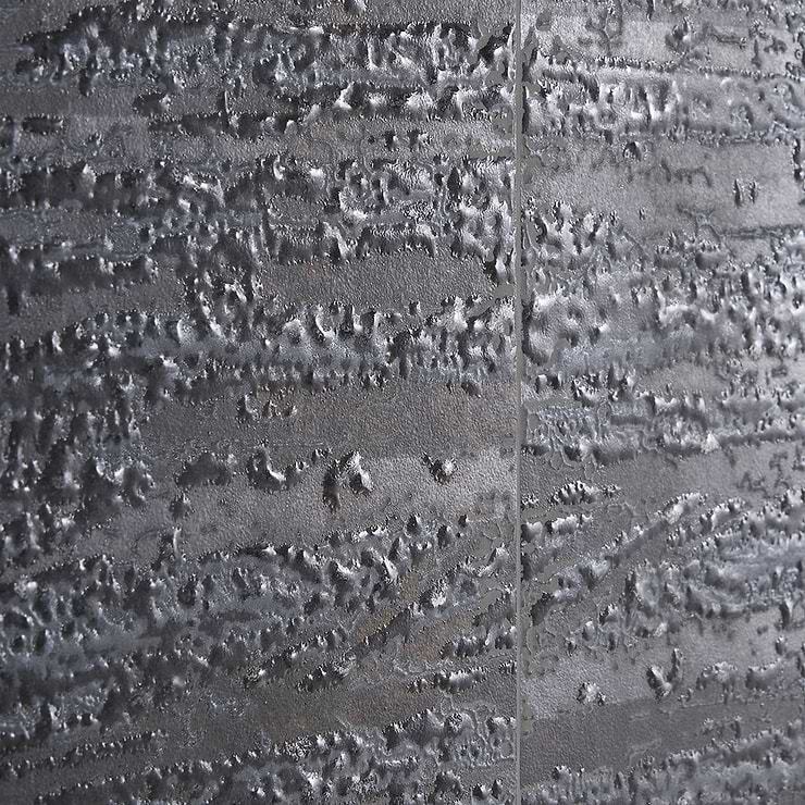 Twilight Deco Dark 12x48 Metal Look Porcelain Tile