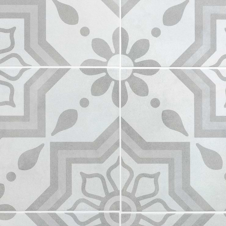 Cascais Silver Sky 9x9 Matte Porcelain Tile