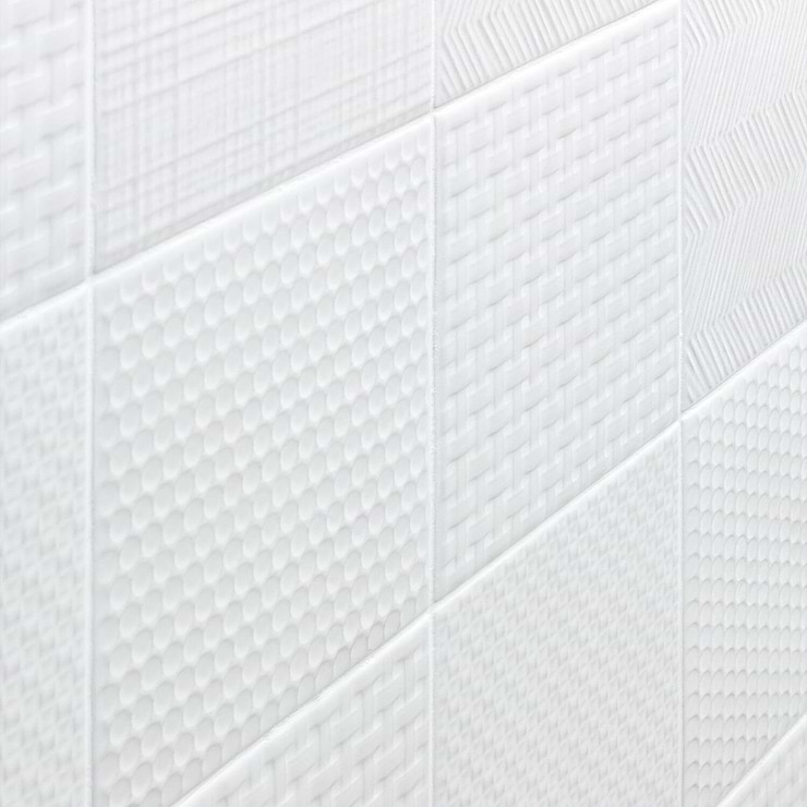 Sacramento Decor Snow 6x6 Matte Porcelain Tile