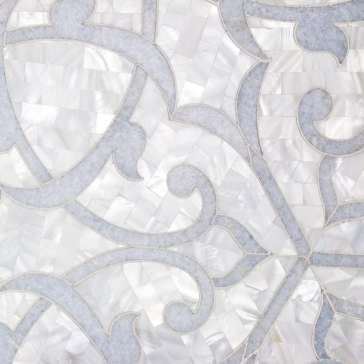 Adair Mother of Pearl & Marble Tile 