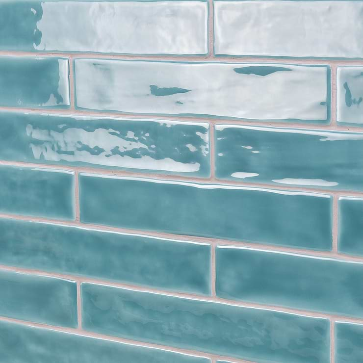 Seaport Aquamarine 2x10 Polished Ceramic Tile