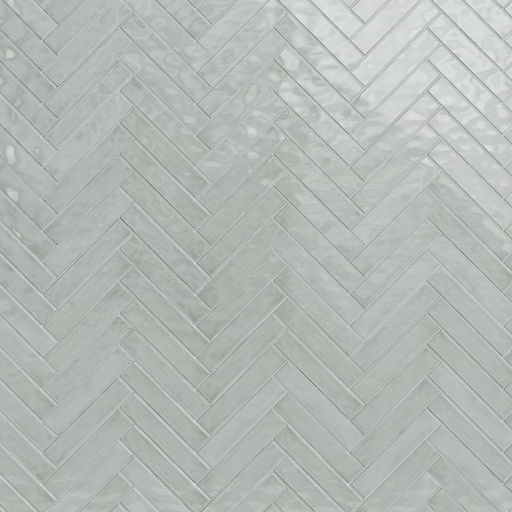 Seaport Chameleon Sage Gray 2x10 Polished Ceramic Subway Wall Tile