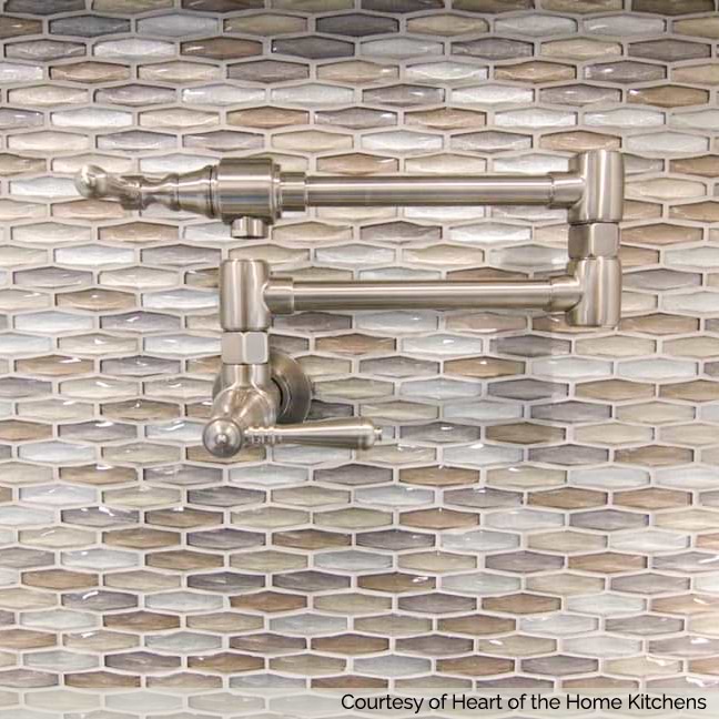 Apex Silver Dawn 1x3 Glass Wall Polished Mosaic Tile