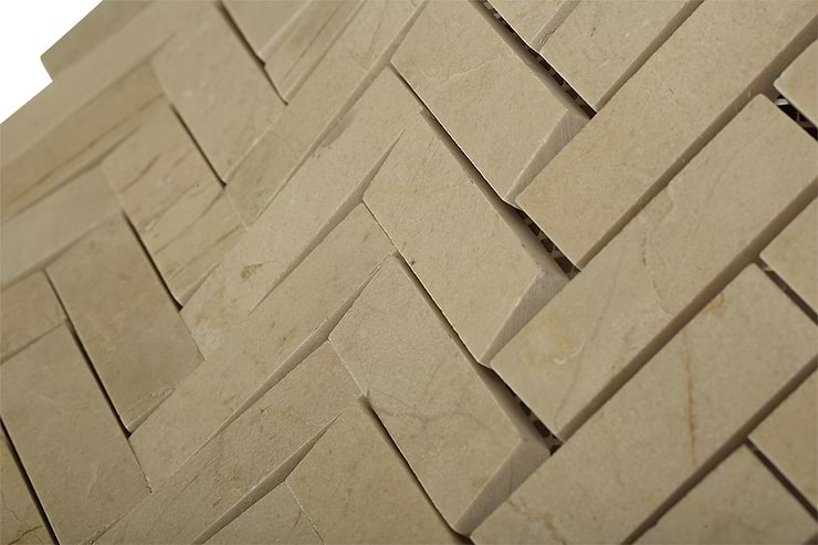 Crema Marfil Herringbone_closeup