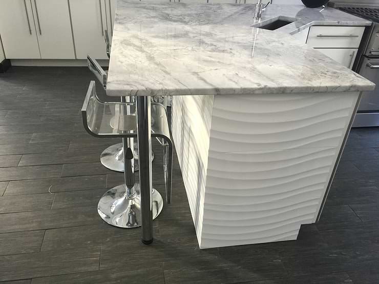 Gentle Waves White 12x36 Polished Ceramic Wall Tile