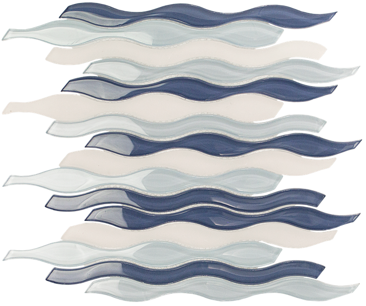 Allure Lazy River Glass Tile