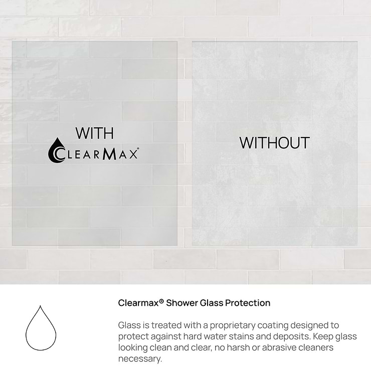 DreamLine Essence 60"x76" Reversible Sliding Shower Alcove Door with Clear Glass in Chrome