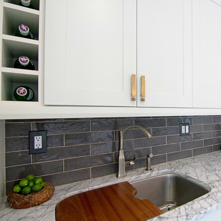 Lancaster Driftwood Gray 3x12 Polished Ceramic Wall Tile