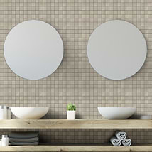 Karo Gray Light 2x2 Matte Porcelain Mosaic