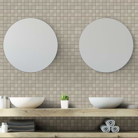 Karo Gray Light 2x2 Matte Porcelain Mosaic