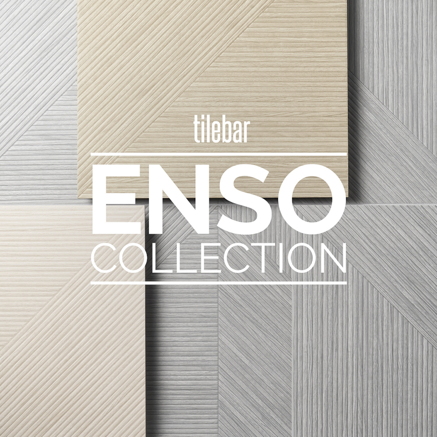 Enso Oak 24x48 Ribbed Matte Porcelain Wood Look Tile