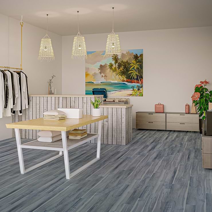 Sky Oak Coastal 12mil Glue Down 6x48  Luxury Vinyl Plank Flooring