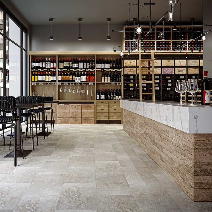 ReNew Metalcrete Crest 12mil Wear Layer Glue Down 12x24 Luxury Vinyl Tile