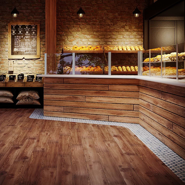 ReNew Opulence Oak Gingered 12mil Wear Layer Glue Down 6x48 Luxury Vinyl Plank Flooring