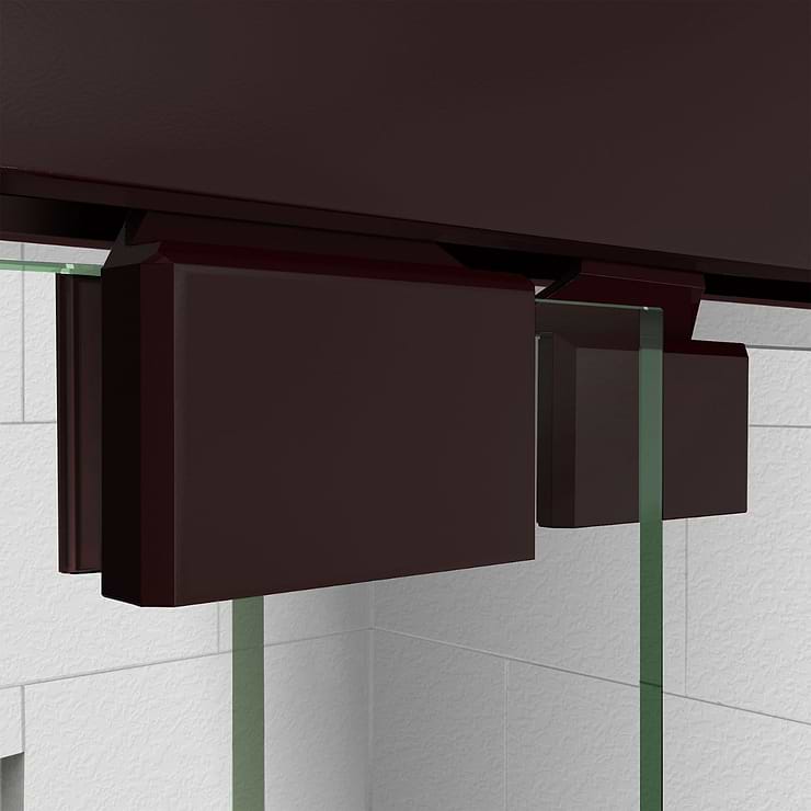 DreamLine Encore 60"x58" Reversible Sliding Bathtub Door with Clear Glass in Oil Rubbed Bronze