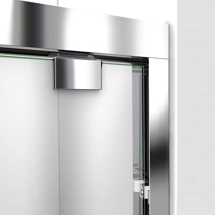 DreamLine Encore 60"x76" Reversible Sliding Shower Alcove Door with Clear Glass in Chrome