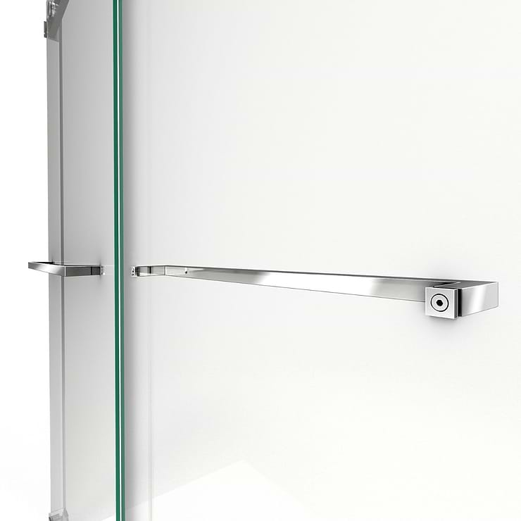 DreamLine Essence 60"x76" Reversible Sliding Shower Alcove Door with Clear Glass in Chrome