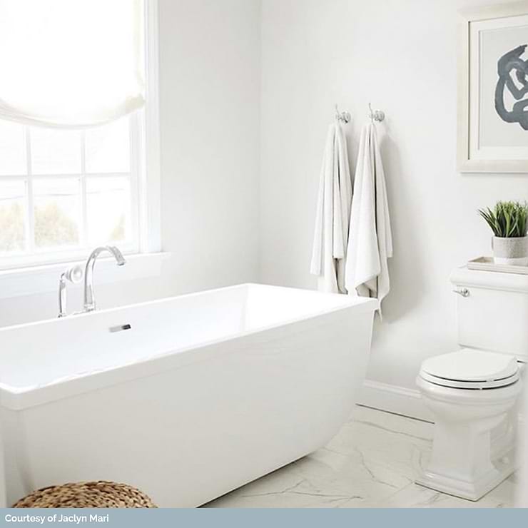 Belvedere Bianco 15x30 Marble Look Porcelain Tile