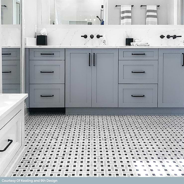 Twine Highstrung 1x3 Marble Polished Mosaic Tile