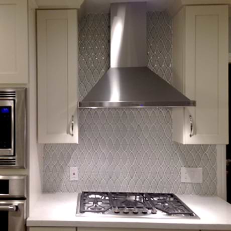 Crackled Glass Tile for Backsplash, Kitchen Wall, Bathroom Wall, Shower Wall