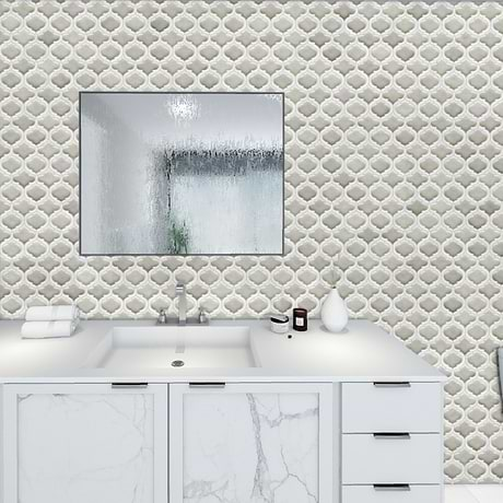 Decorative Crackled Glass Tile for Backsplash,Kitchen Wall,Bathroom Wall,Shower Wall