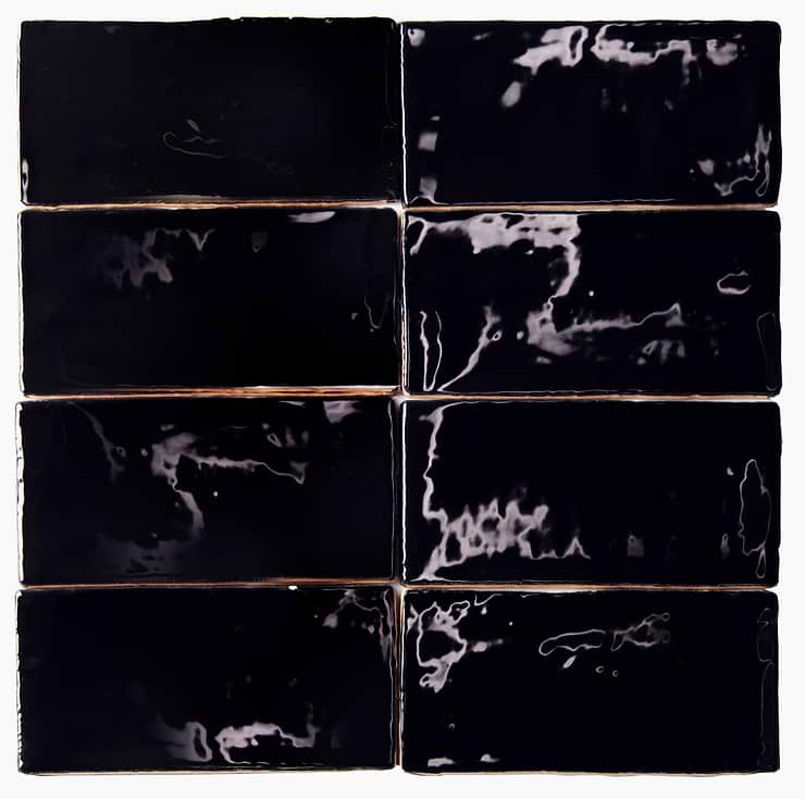 Lancaster 3x6 Noir Polished Ceramic 