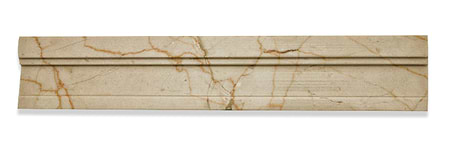 Novel Crema Marfil 2x12 Marble Chair Rail Liner