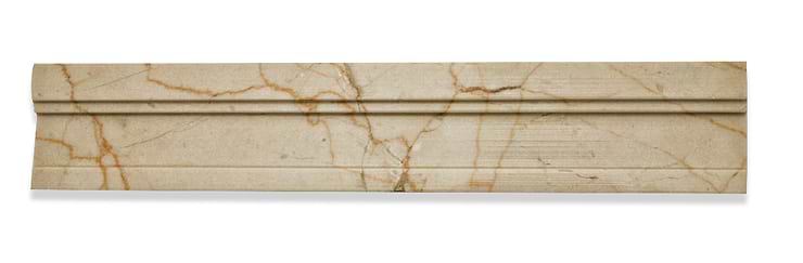Novel Crema Marfil 2x12 Marble Chair Rail Liner