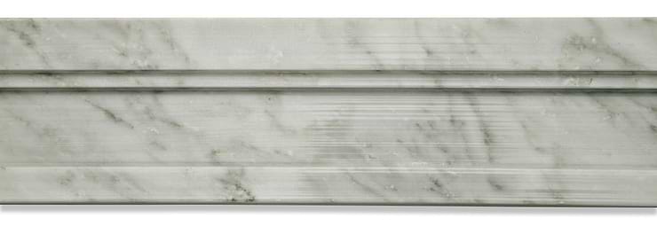 Carrara Novel 2x12 Marble Chair Rail Liner