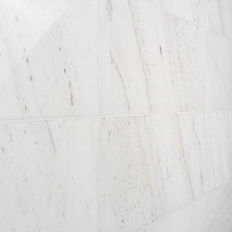 Alaska White 12x24" Polished Marble Tile