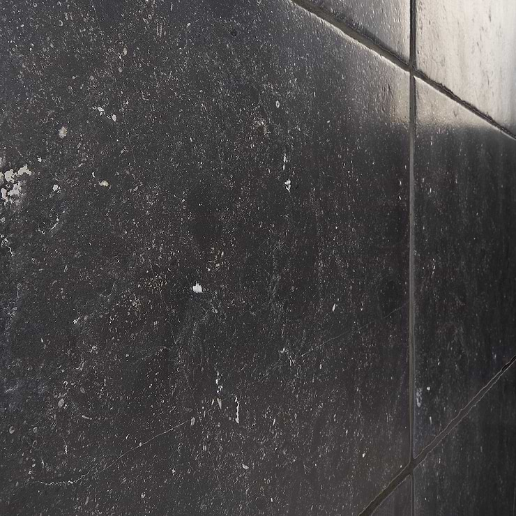 Catalina Charcoal Gray 18x36 Chiseled Edge Belgian Bluestone Marble Tile