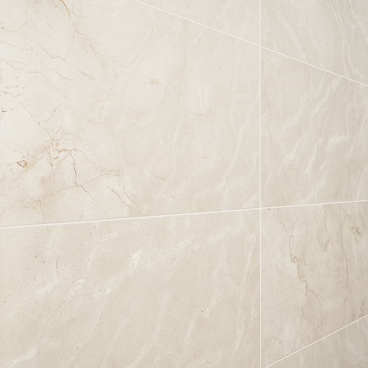 Crema Marfil 12x24 Honed Marble Tile