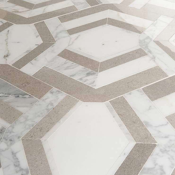 Mezzo Andente Polished Marble Mosaic