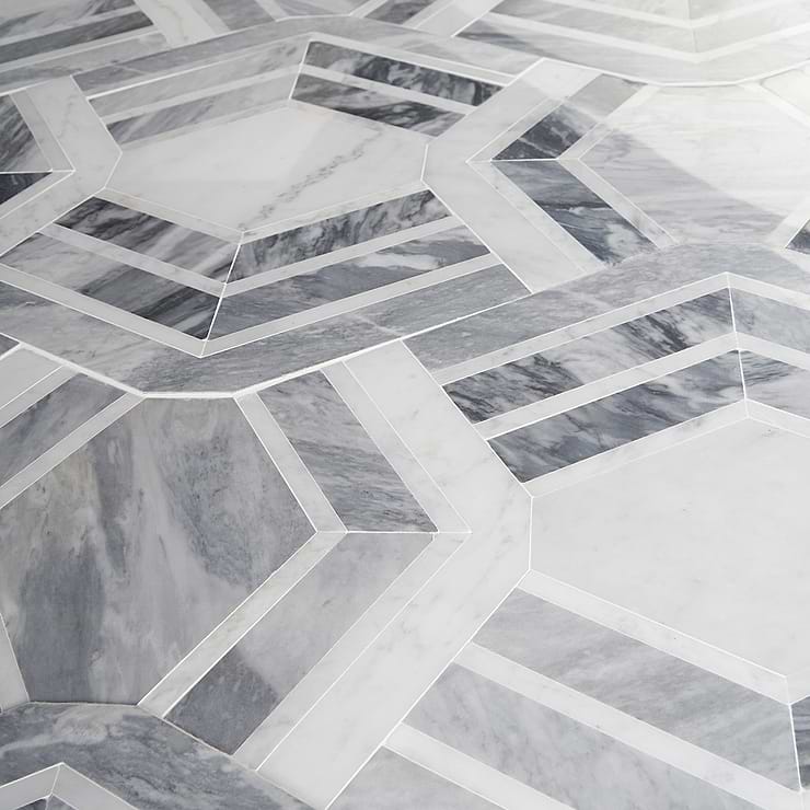 Mezzo Canta Polished Marble Mosaic