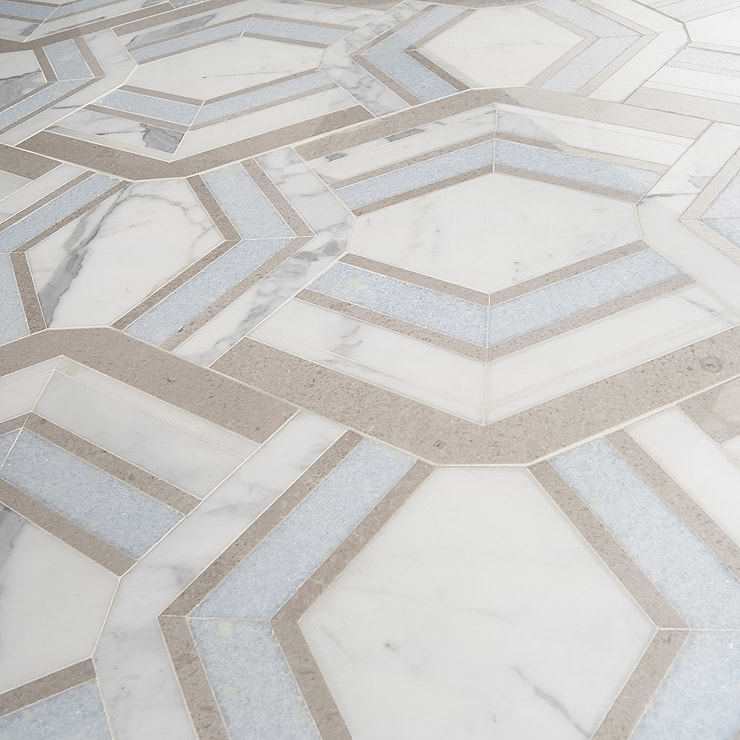 Mezzo Dolce Polished Marble Mosaic
