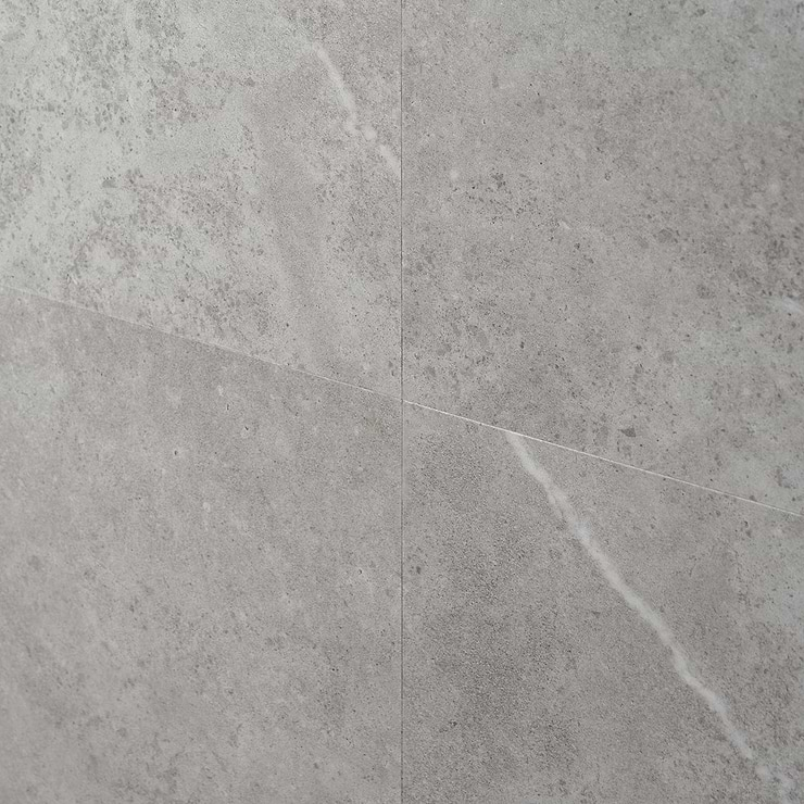 Optoro Juneau Sandstone Light Gray 28mil Wear Layer Rigid Core Click 12x24 Luxury Vinyl Tile