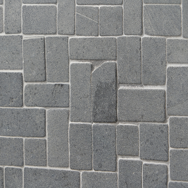 Nature Lava Black Antique Pebble Mosaic