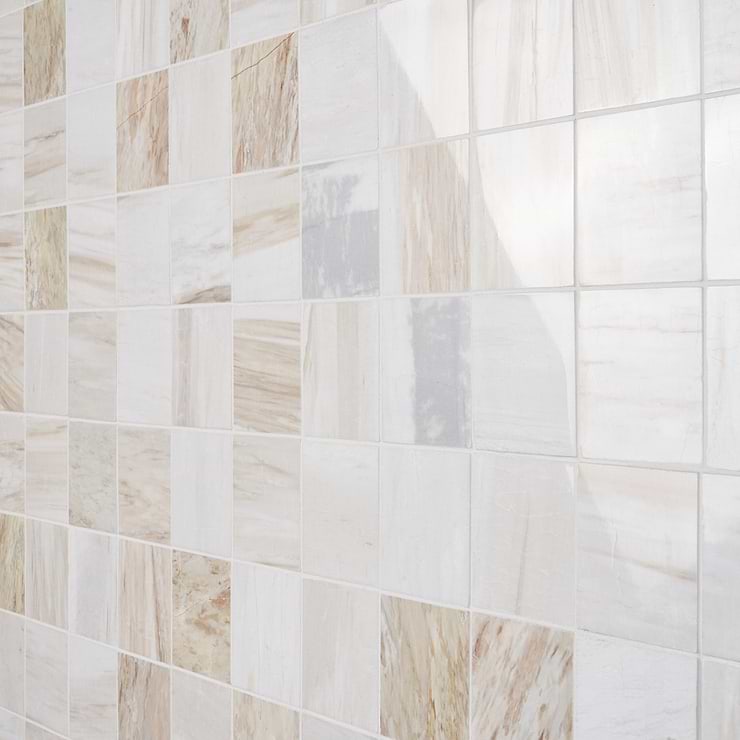 Sabbia Marble 3x3 Polished Mosaic Tile