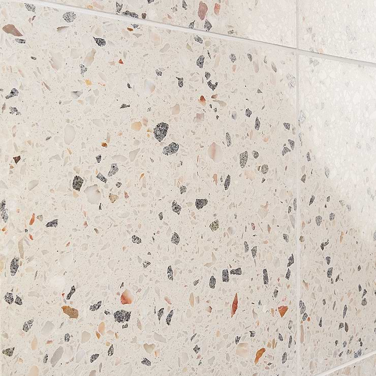 True Terrazzo Sonora Beige 16x16 Polished Terrazzo Tile