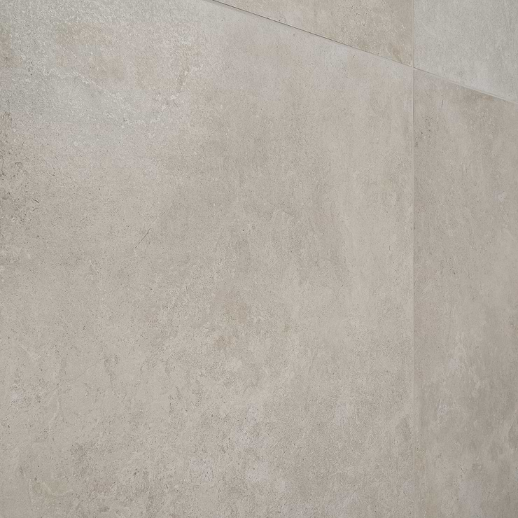 Saint Remy Avorio White 36x36 Limestone Look Semi-Polished Porcelain Tile