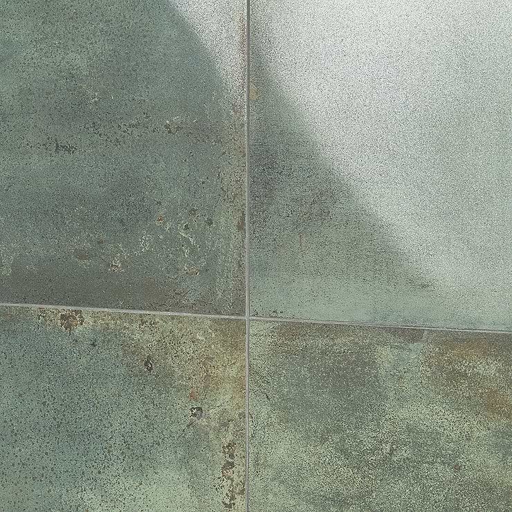 Angela Harris Flatiron Aquamarine 24x48 Semi-Polished Porcelain Tile