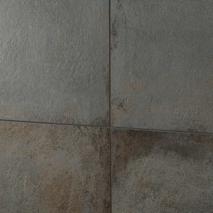 Sample-Angela Harris Flatiron Graphite Matte Porcelain Tile