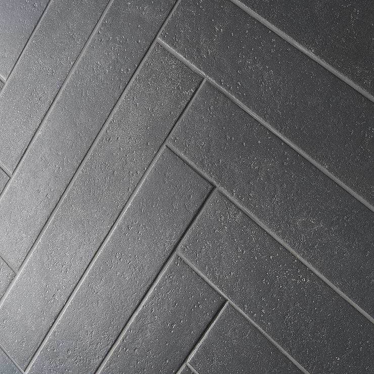 Texstone Antracita Dark Gray 4x19 Matte Porcelain Subway Tile